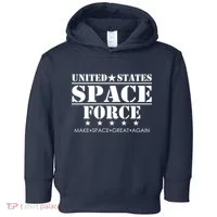 United States Space Force Make Space Great Again Toddler Hoodie thumb 0