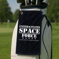 United States Space Force Make Space Great Again Golf Towel thumb 2