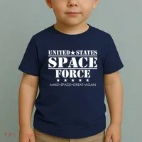United States Space Force Make Space Great Again Toddler T-Shirt thumb 2