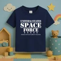United States Space Force Make Space Great Again Toddler T-Shirt thumb 3
