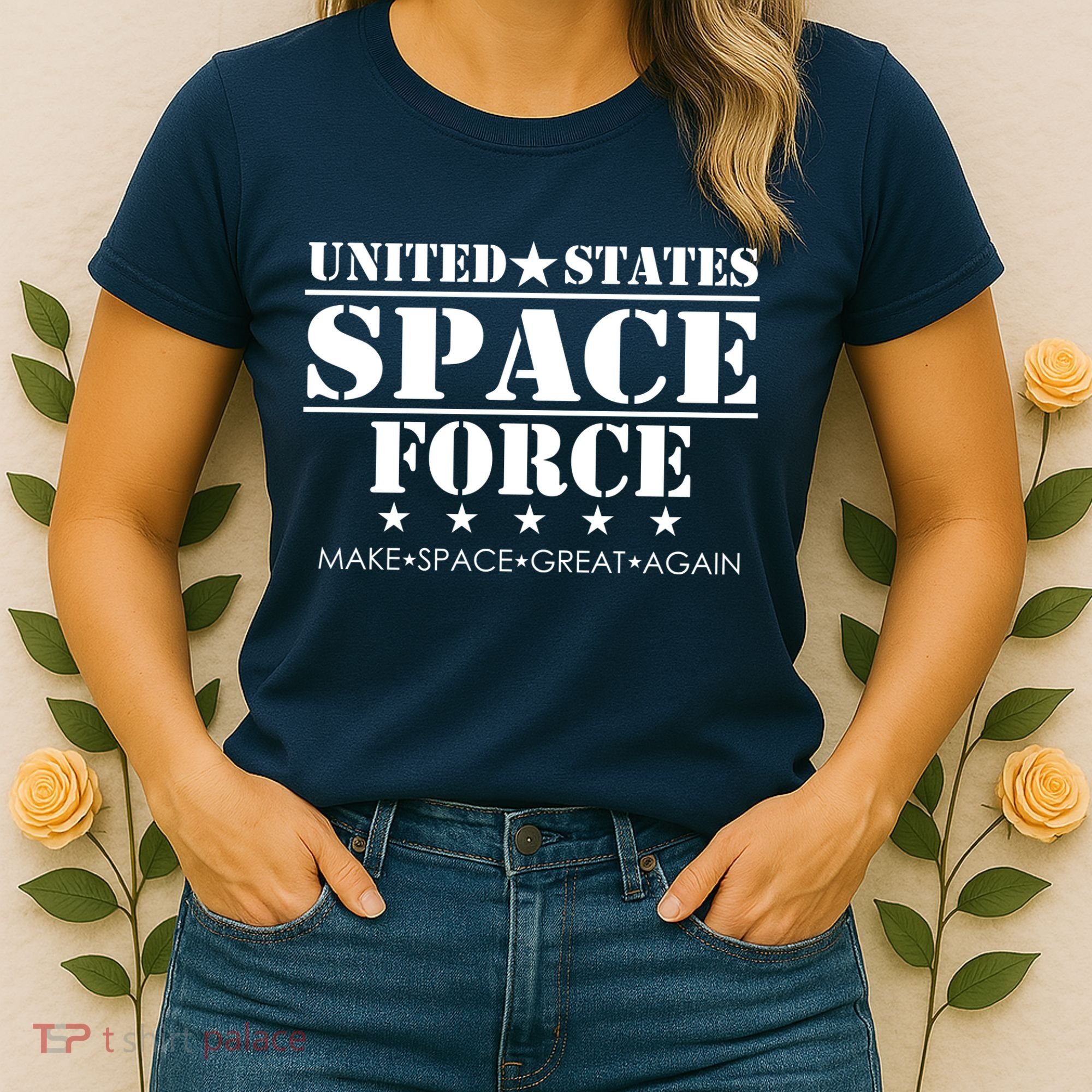 United States Space Force Make Space Great Again Women's T-Shirt