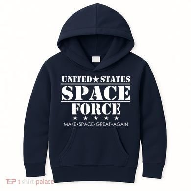 United States Space Force Make Space Great Again Kids Hoodie