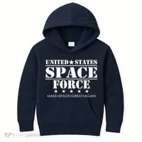 United States Space Force Make Space Great Again Kids Hoodie thumb 0