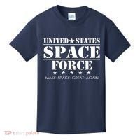 United States Space Force Make Space Great Again Kids T-Shirt thumb 0