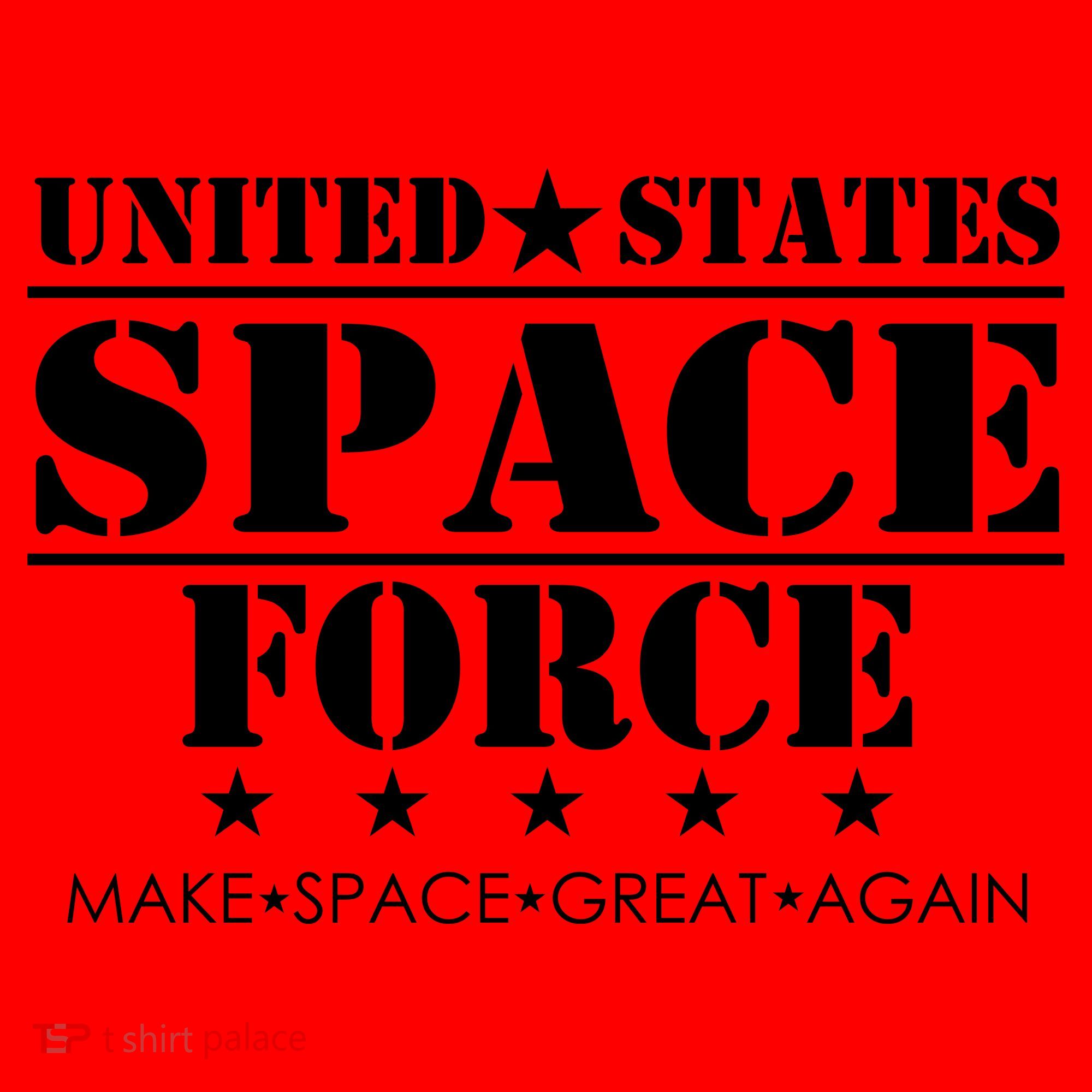 United States Space Force Make Space Great Again Santa Hat