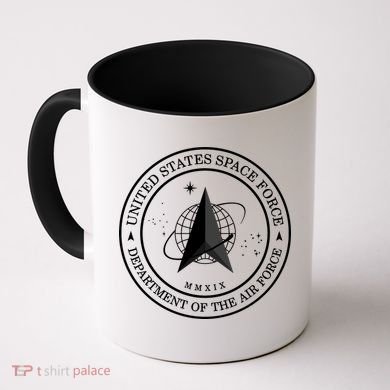 United States Space Force Outline Logo Coffee Mug
