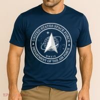 United States Space Force Outline Logo Cooling Performance Crew T-Shirt thumb 2