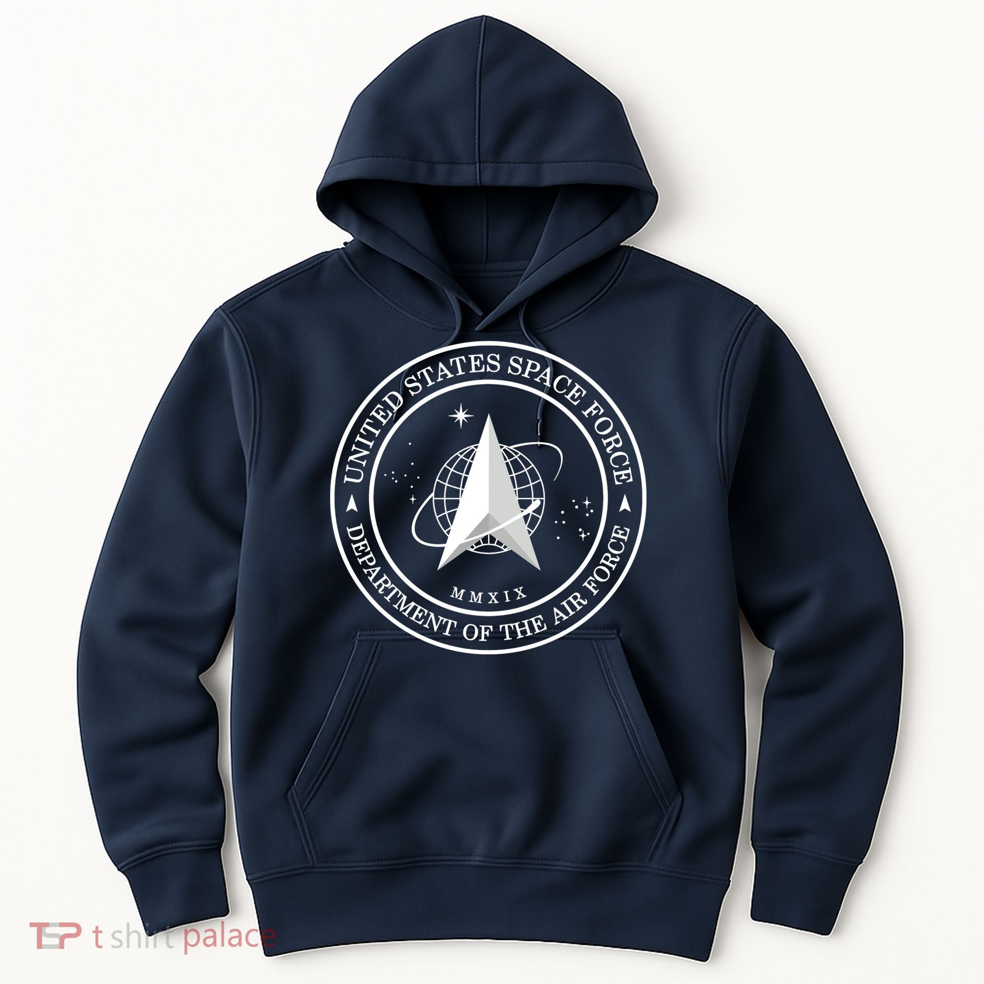 United States Space Force Outline Logo Hoodie