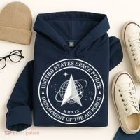 United States Space Force Outline Logo Hoodie thumb 4
