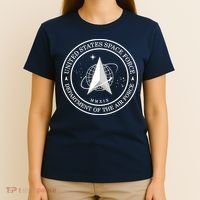 United States Space Force Outline Logo T-Shirt thumb 4