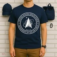 United States Space Force Outline Logo T-Shirt thumb 6