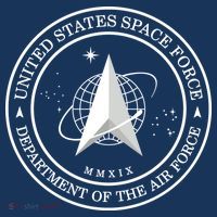 United States Space Force Outline Logo Coaster thumb 2