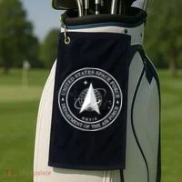 United States Space Force Outline Logo Golf Towel thumb 2