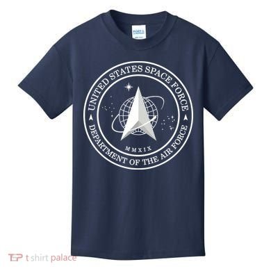 United States Space Force Outline Logo Kids T-Shirt
