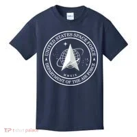 United States Space Force Outline Logo Kids T-Shirt thumb 0