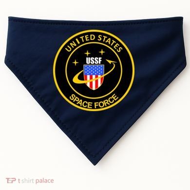 United States Space Force USSF USA-Made Doggie Bandana