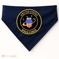 United States Space Force USSF USA-Made Doggie Bandana thumb 0