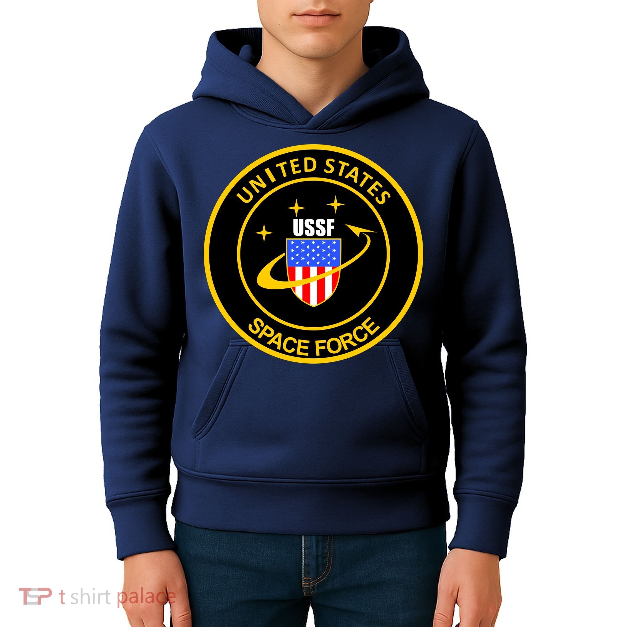 United States Space Force USSF Kids Hoodie