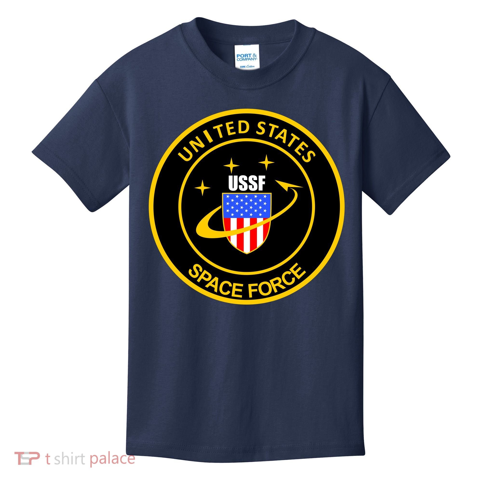 United States Space Force USSF Kids T-Shirt