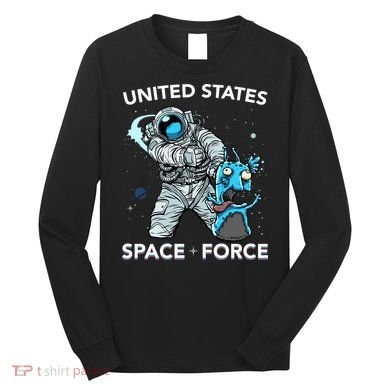 United States Space Force USSF Alien Fight Long Sleeve Shirt