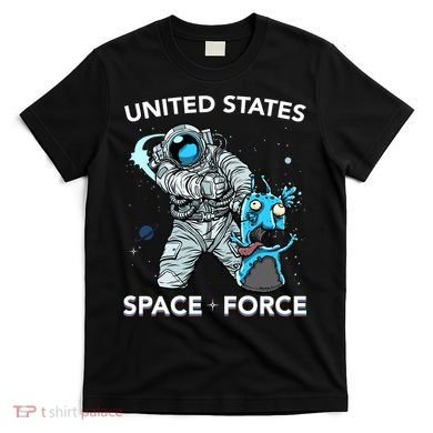 United States Space Force USSF Alien Fight T-Shirt