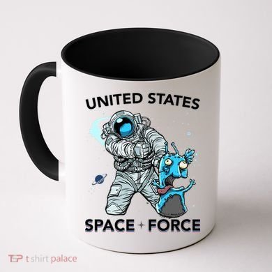 United States Space Force USSF Alien Fight Coffee Mug