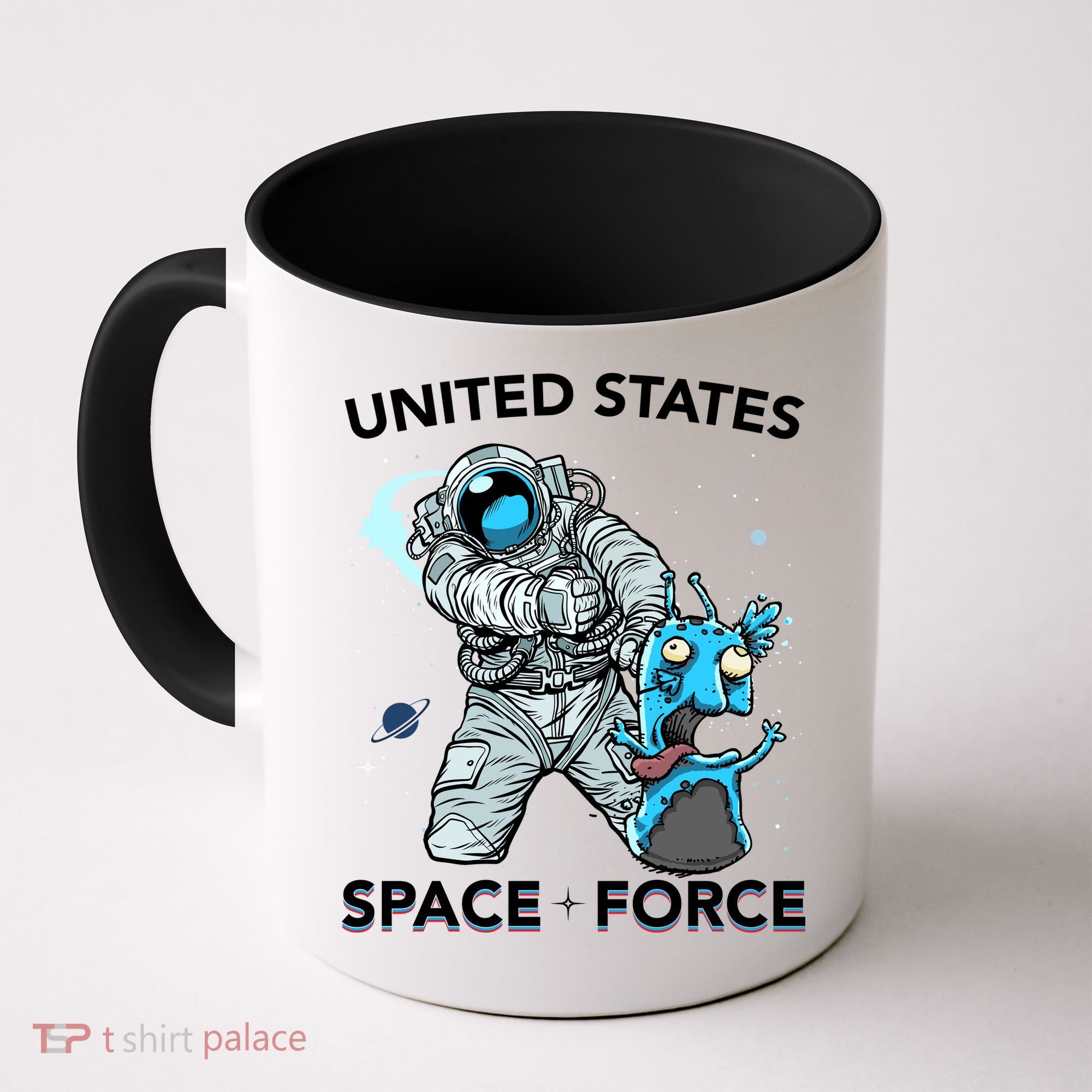 United States Space Force USSF Alien Fight Coffee Mug