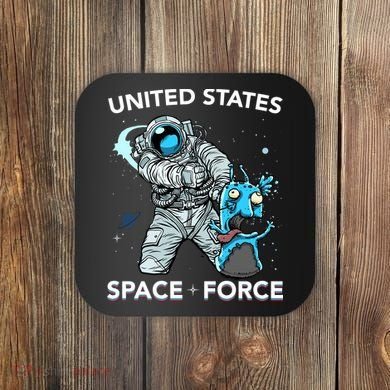 United States Space Force USSF Alien Fight Coaster