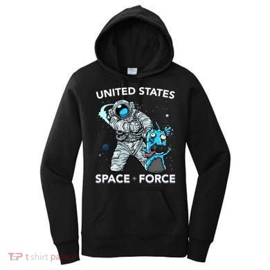 United States Space Force USSF Alien Fight Women's Hoodie