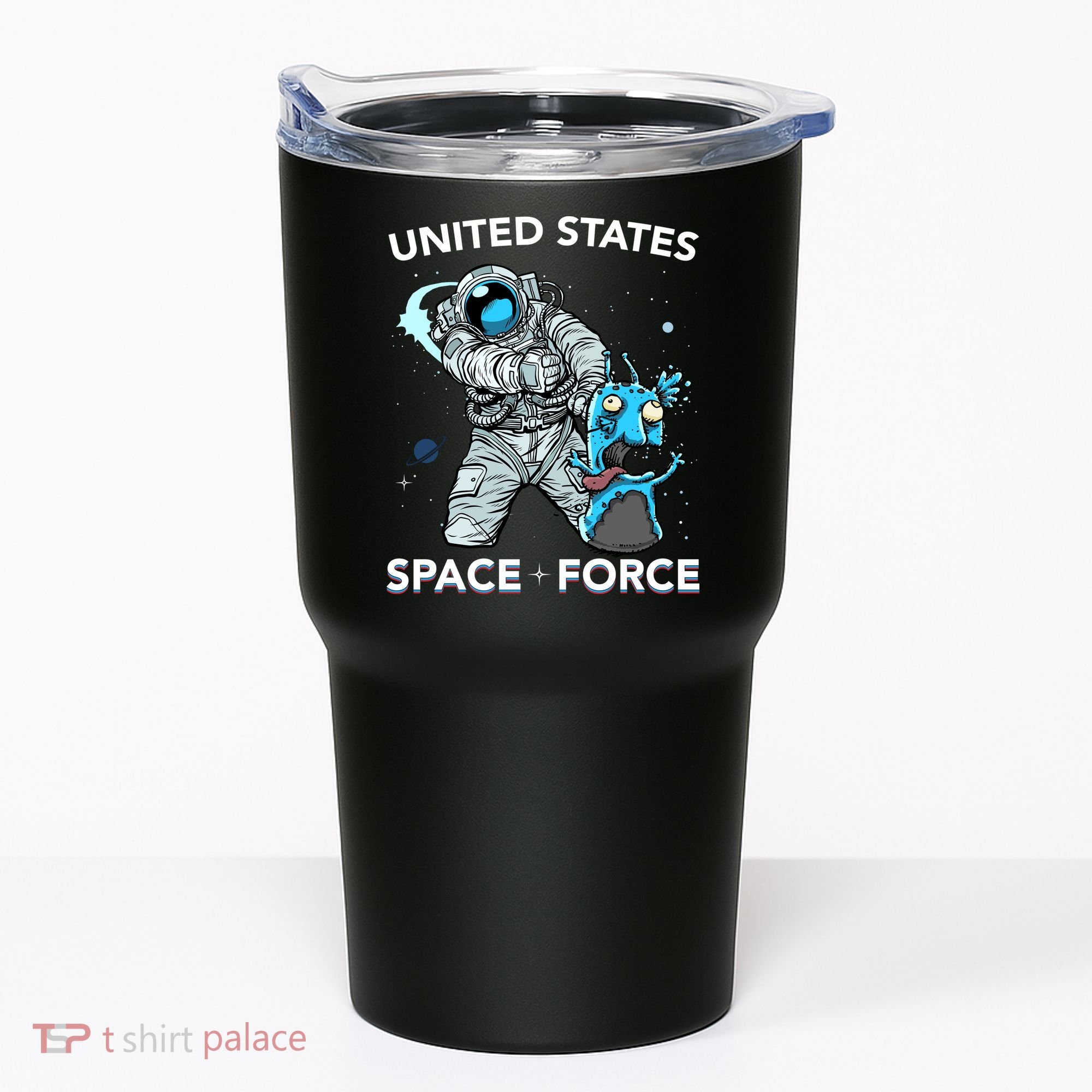 United States Space Force USSF Alien Fight Tumbler