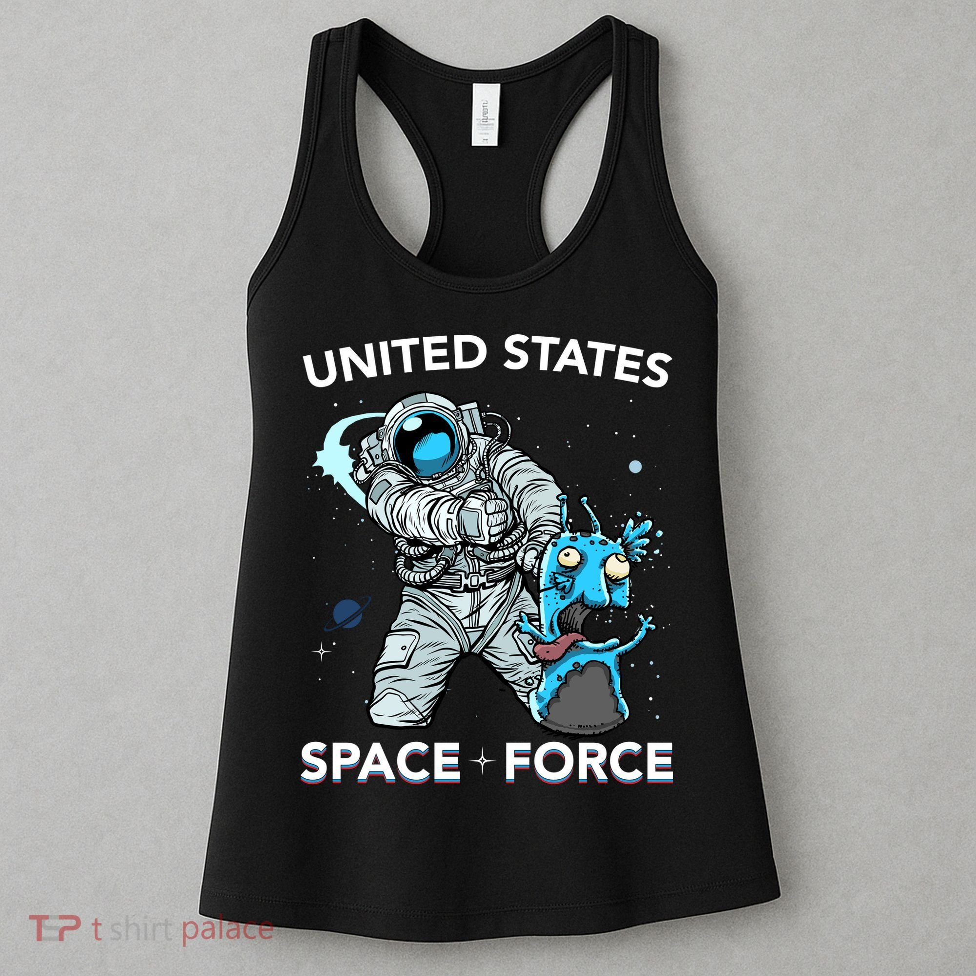 United States Space Force USSF Alien Fight Women's Tank Top