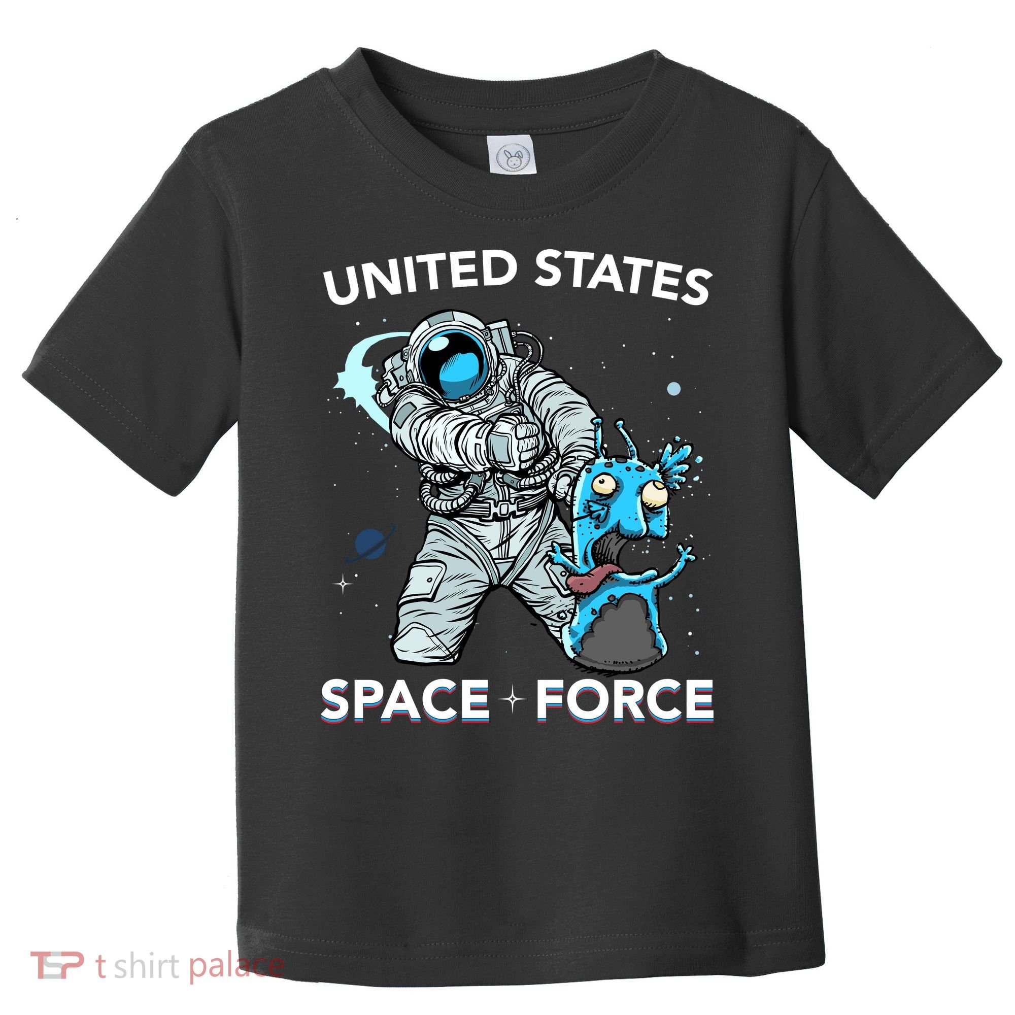 United States Space Force USSF Alien Fight Toddler T-Shirt