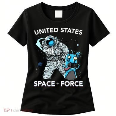 United States Space Force USSF Alien Fight Women's T-Shirt