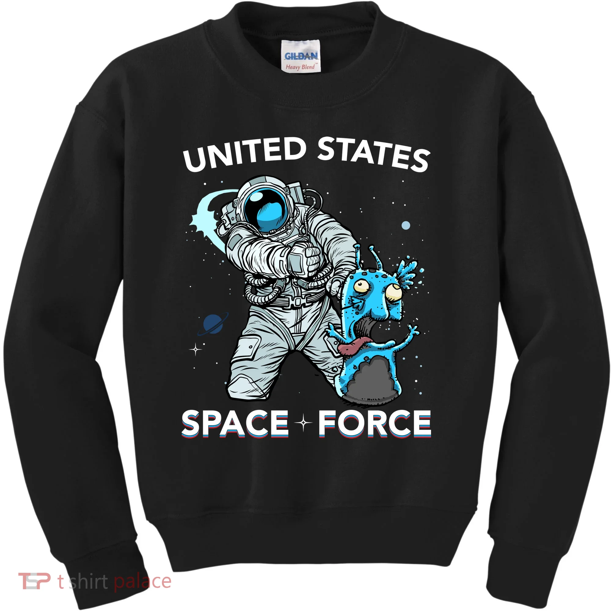 United States Space Force USSF Alien Fight Kids Sweatshirt