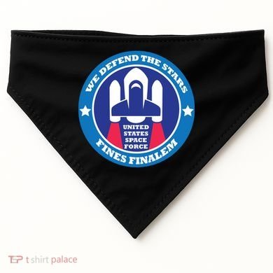 United States Space Force We Defend the Stars USA-Made Doggie Bandana