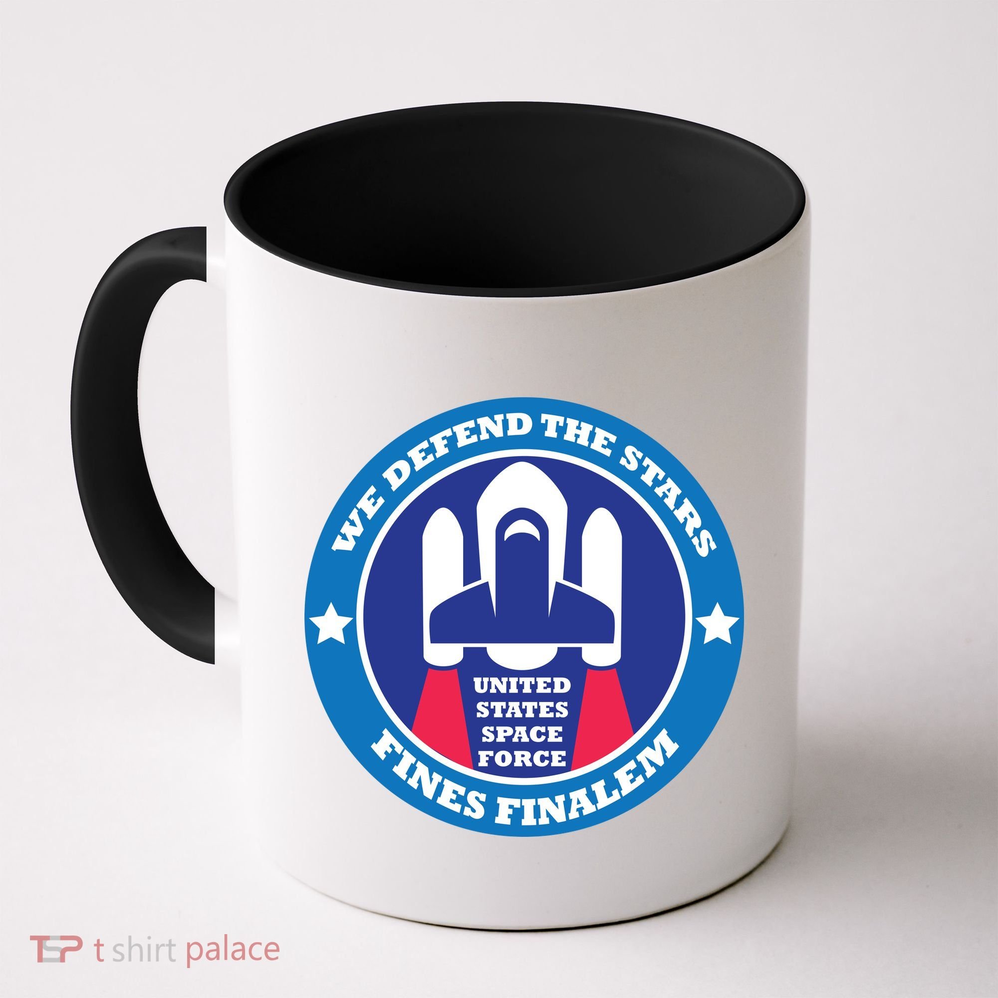 United States Space Force We Defend the Stars Coffee Mug