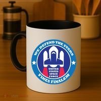 United States Space Force We Defend the Stars Coffee Mug thumb 4