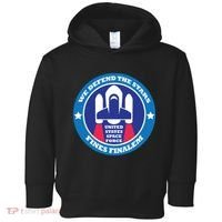 United States Space Force We Defend the Stars Toddler Hoodie thumb 0