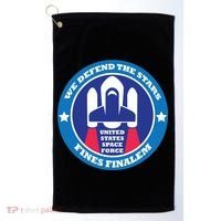 United States Space Force We Defend the Stars Golf Towel thumb 0