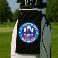 United States Space Force We Defend the Stars Golf Towel thumb 2