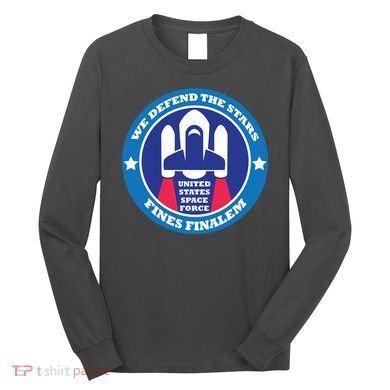 United States Space Force We Defend the Stars Long Sleeve Shirt