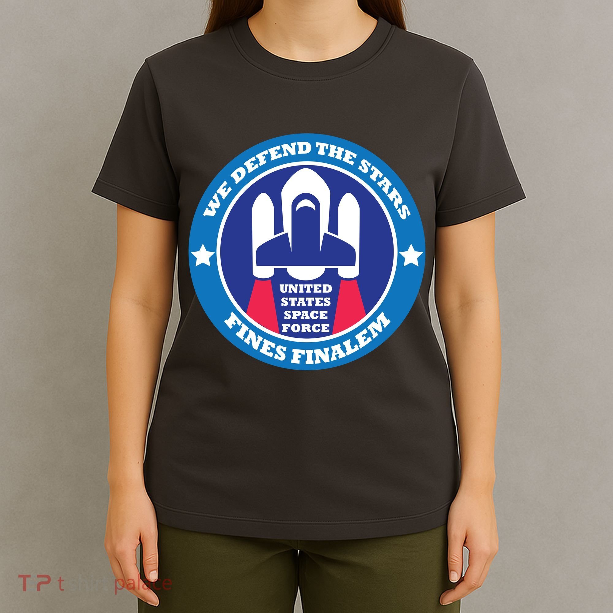 United States Space Force We Defend the Stars T-Shirt