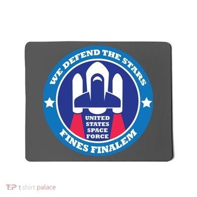 United States Space Force We Defend the Stars Mousepad