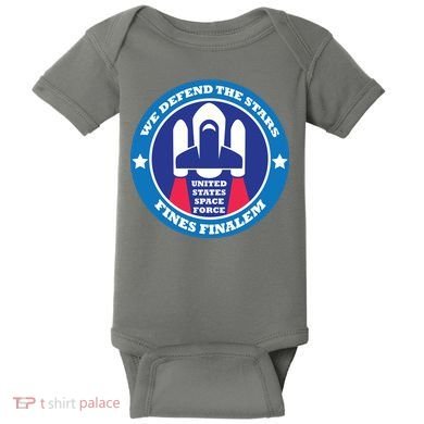 United States Space Force We Defend the Stars Baby Bodysuit