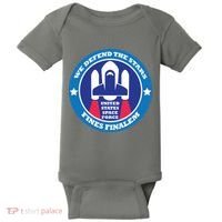 United States Space Force We Defend the Stars Baby Bodysuit thumb 0