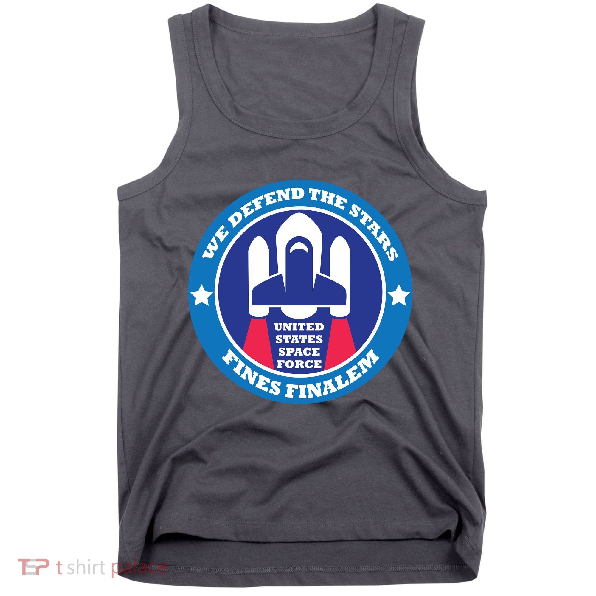 United States Space Force We Defend the Stars Tank Top