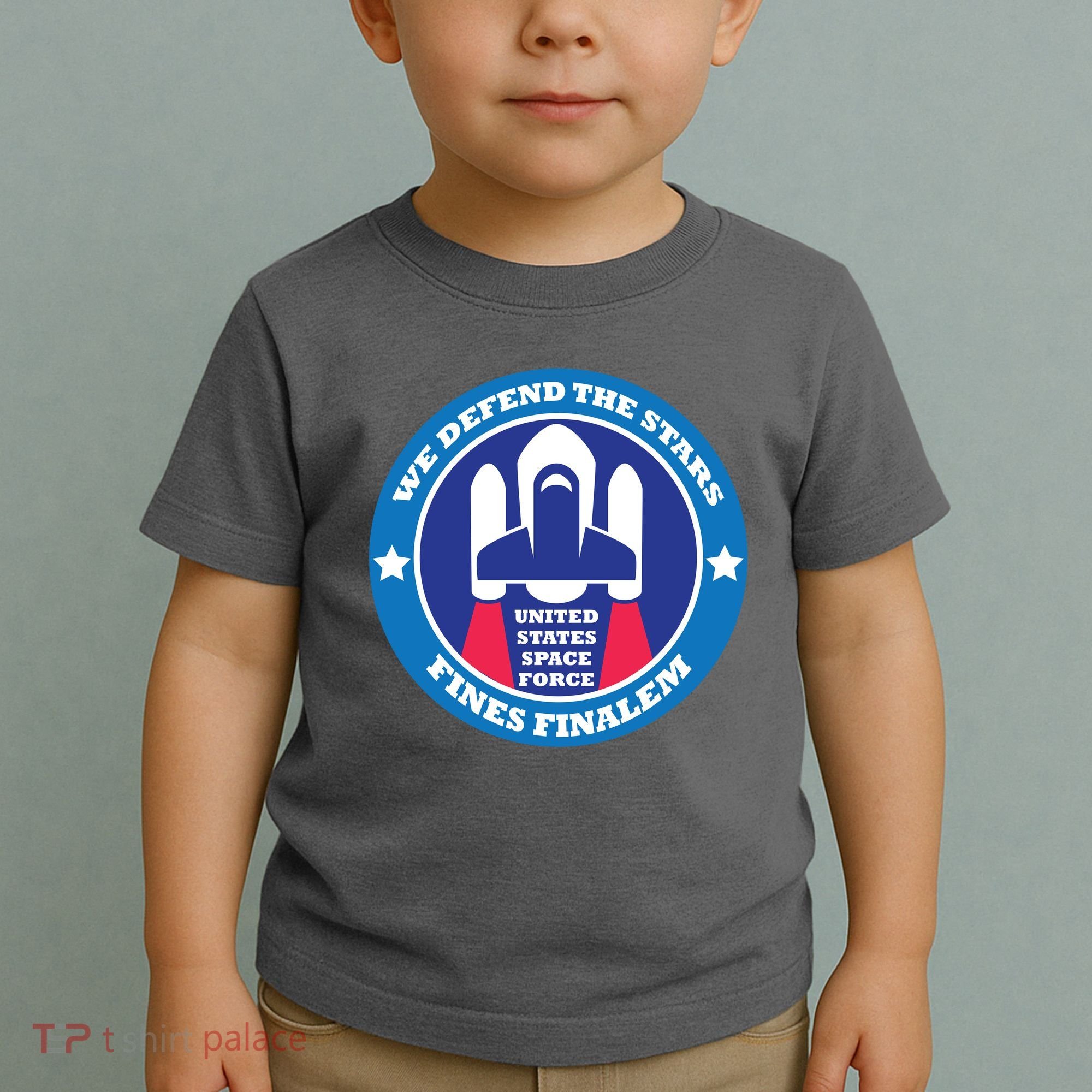 United States Space Force We Defend the Stars Toddler T-Shirt