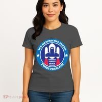 United States Space Force We Defend the Stars Women's T-Shirt thumb 4