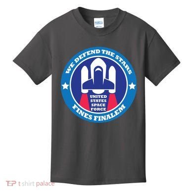 United States Space Force We Defend the Stars Kids T-Shirt