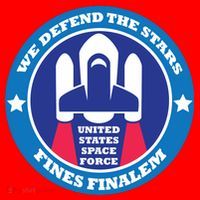 United States Space Force We Defend the Stars Santa Hat thumb 1